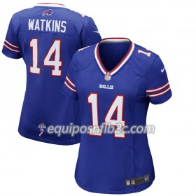 Camiseta Mujer NFL Buffalo Bills Sammy Watkins 14 Nike Azul 